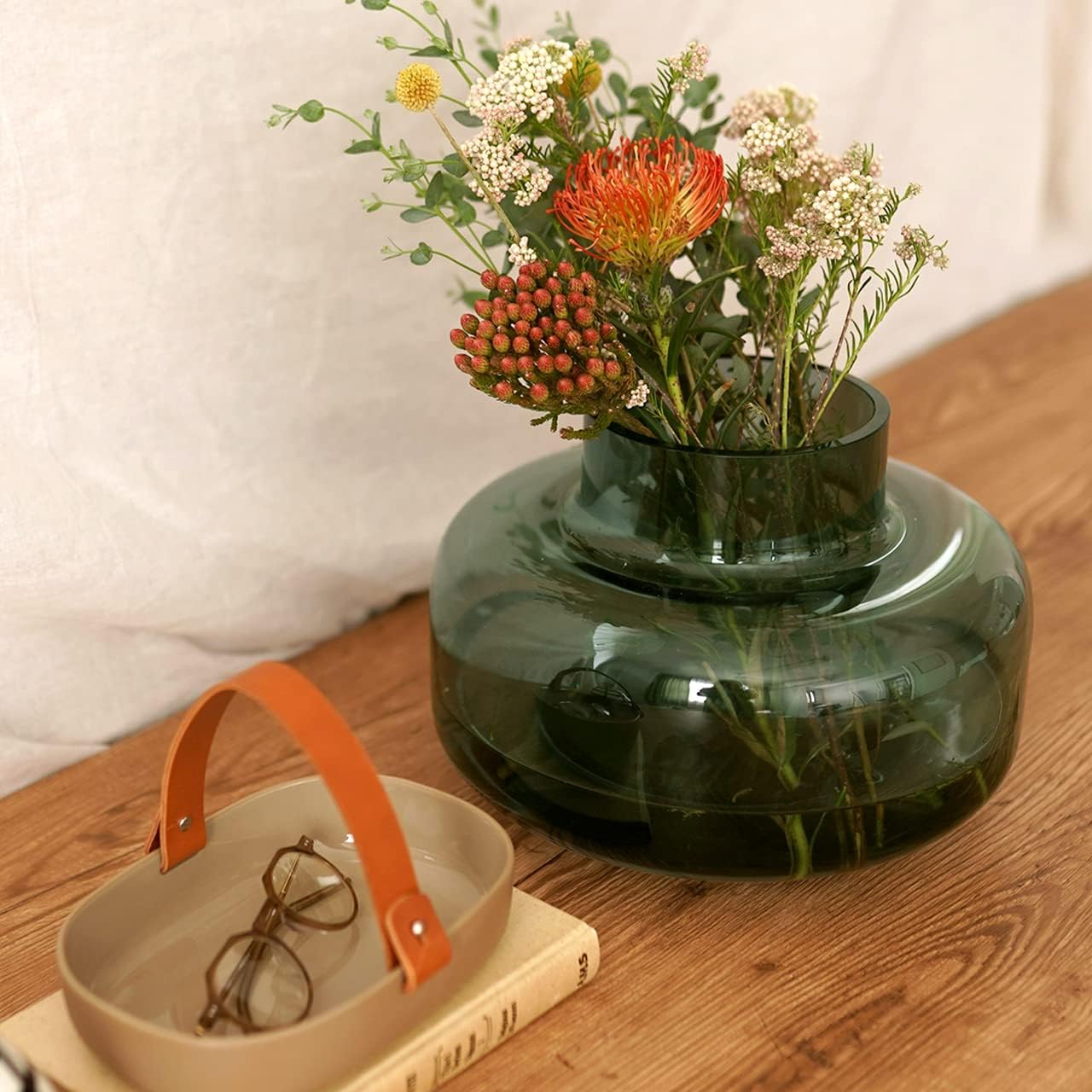 marimekko フラワーベース Urna グレー マリメッコ marimekko ベース 花瓶 URNA グラスベース クリア