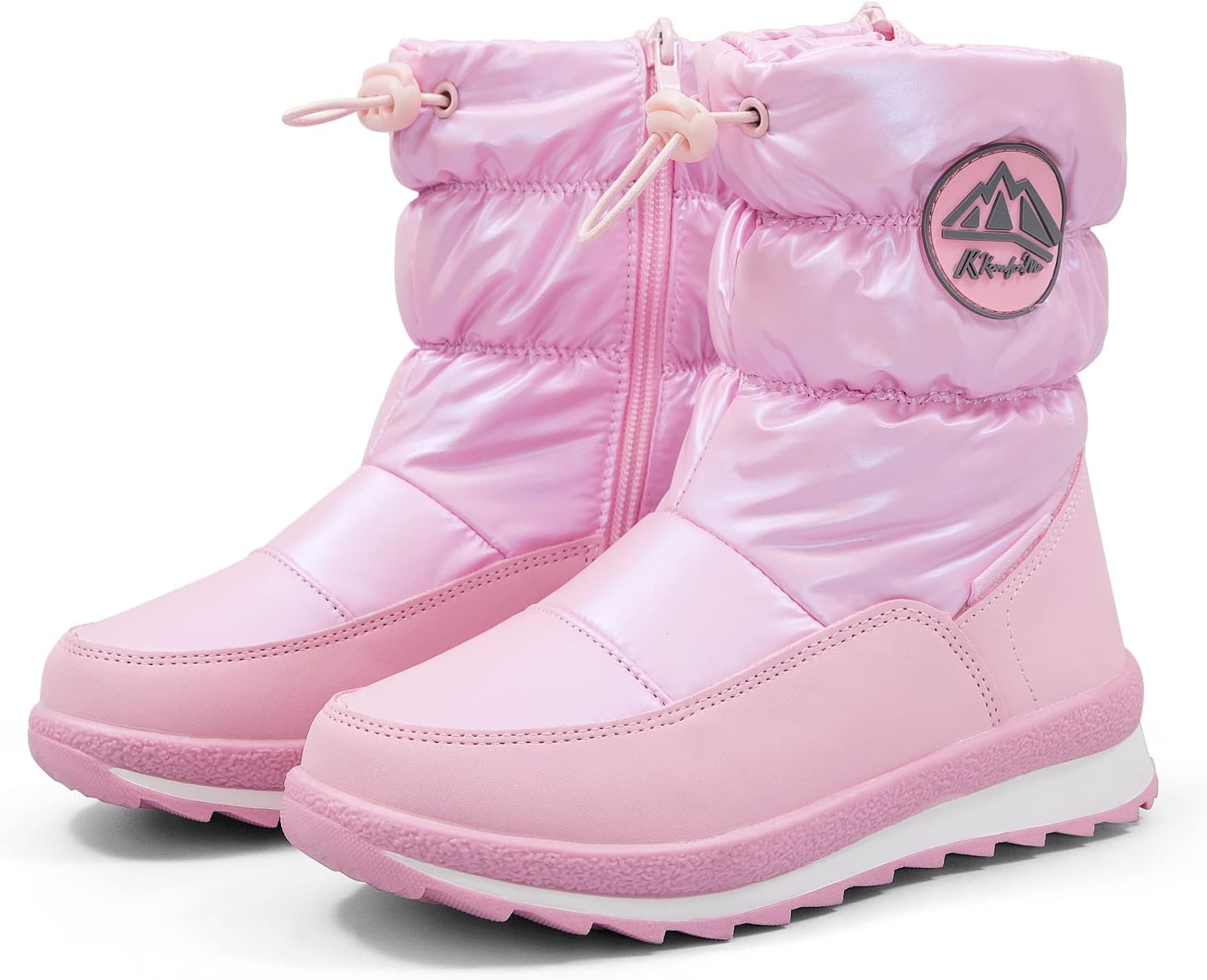 Kids Snow Boots for Boys Girls Toddler Winter Outdoor Boots Waterproof with Fur Lined (Toddler/Little Kid/Big Kid)