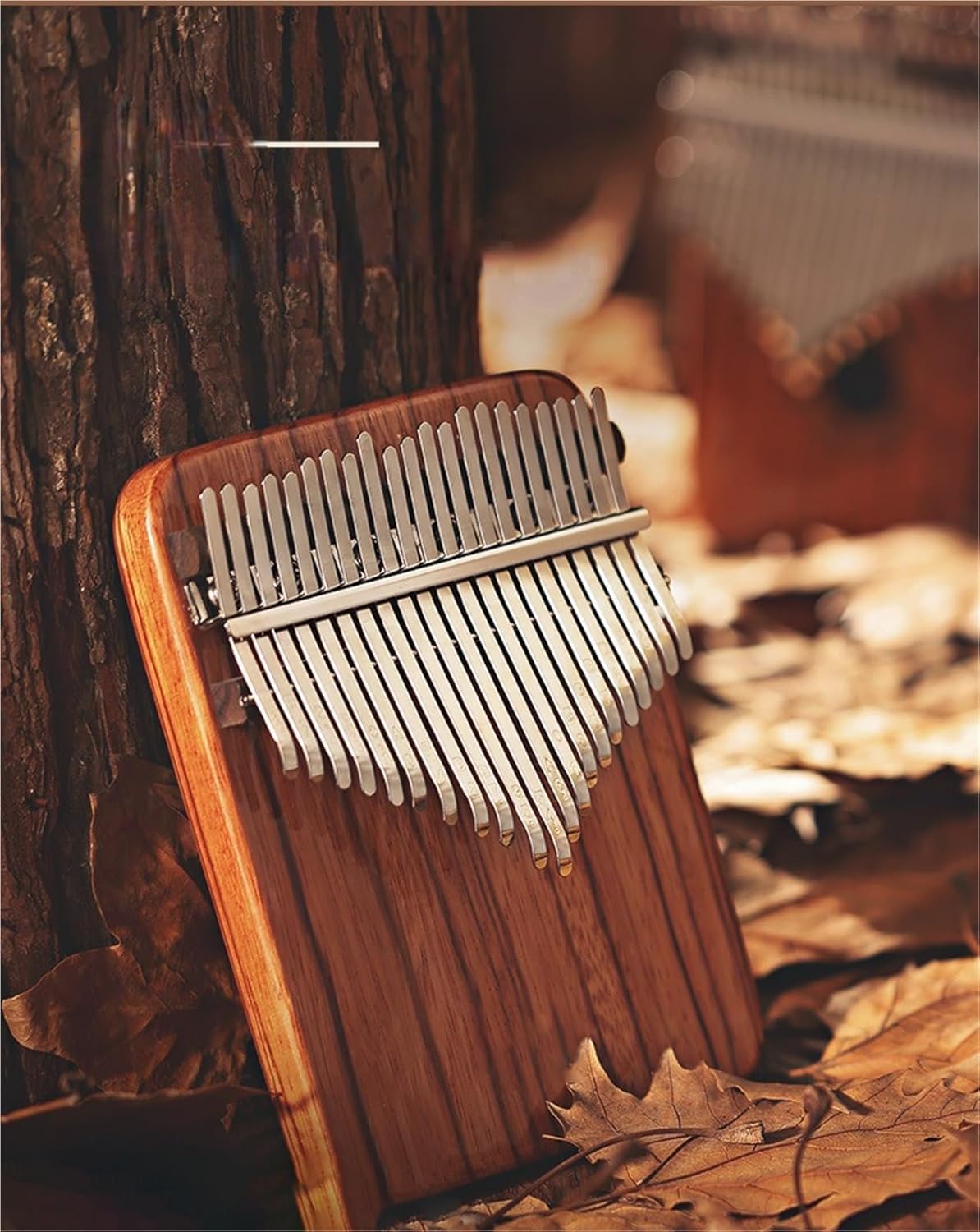 Beginners Kalimba Wooden 17 Key Portable Kalimba With Professional Harmony