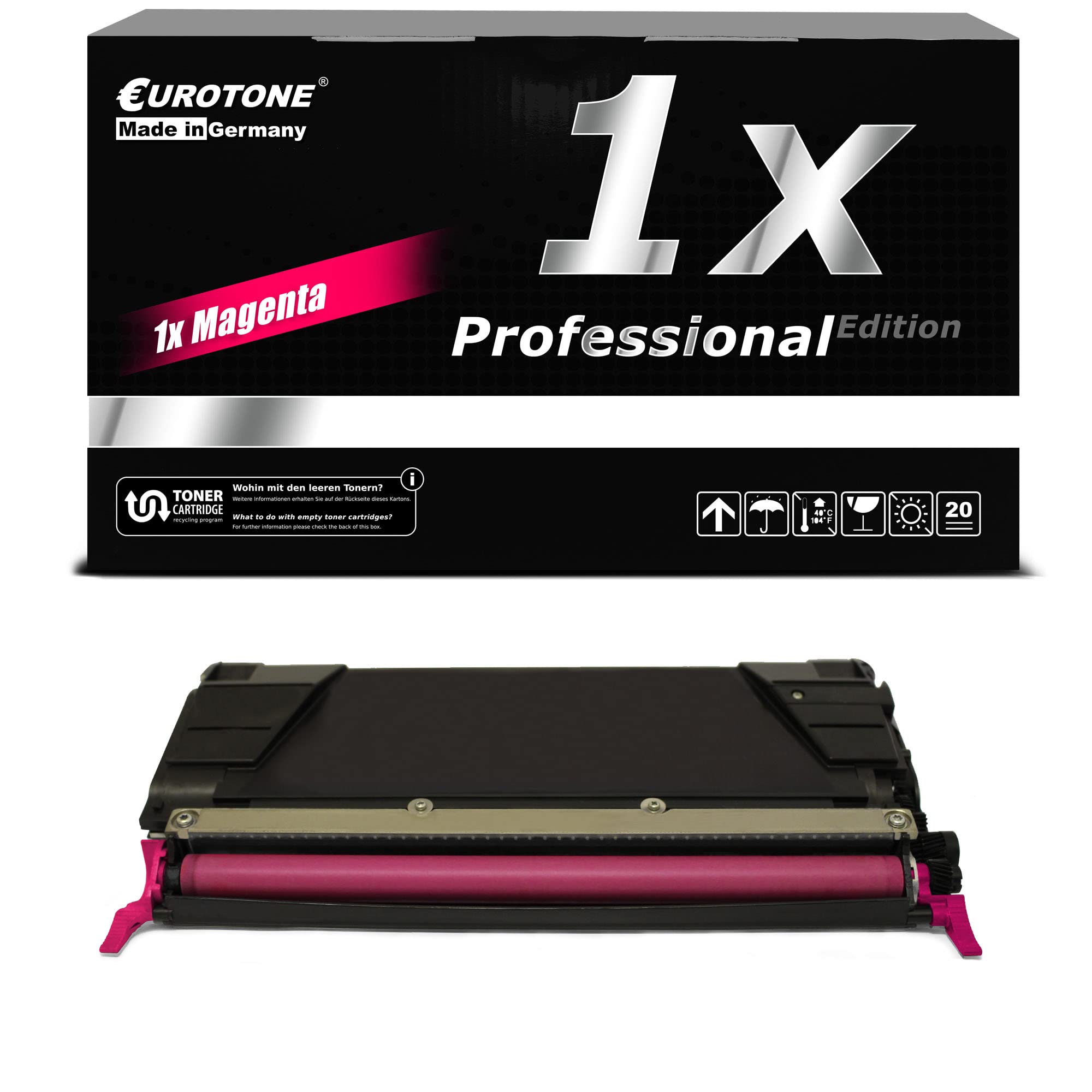 Toner magenta compatible Lexmark C534 remplace cartouche usagee - 6