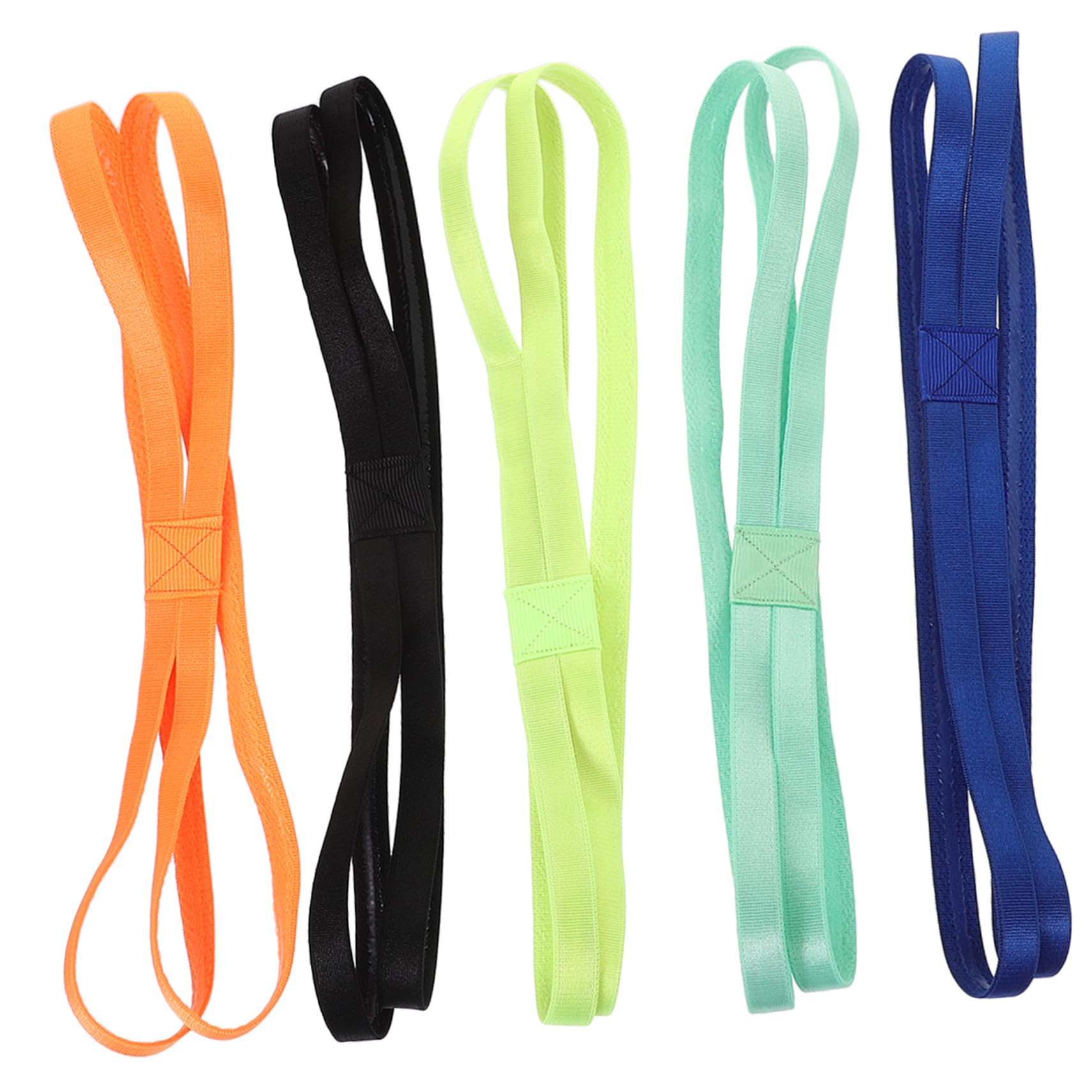 Toyvian Teiliges Elastisches Sport Stirnband rutschfest Und Atmungsaktiv Für Yoga Fitness Und Outdoor Aktivitäten Bunten Farben Neon