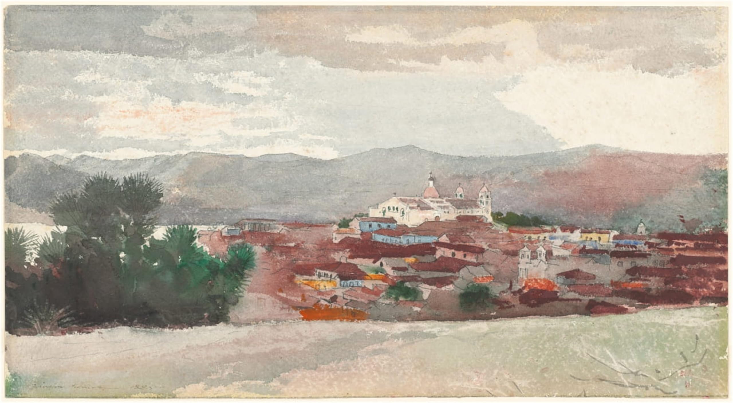 POSTERIIk Famous Animal Posters Vintage Picture View of Santiago De Cuba by Winslow Homer Modern Wall Decor for Home Decor 60x90cm