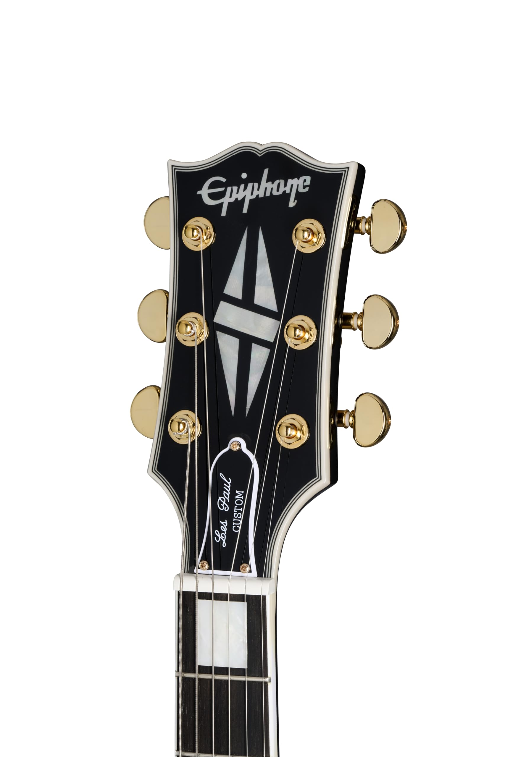Epiphone Les Paul Custom Ebony - Single Cut E-Gitarre