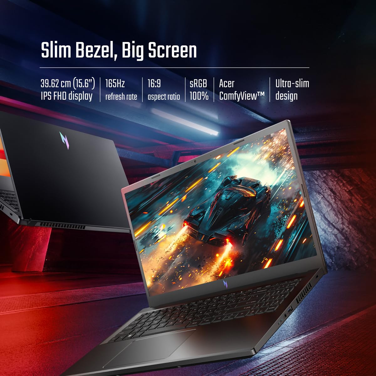 Acer Nitro V 15, AMD Ryzen 5 6600H Hexa-core Processor,NVIDIA GeForce RTX 4050-6GB GDDR6,16 GB, 512 GB, Full HD IPS, 15.6"/39.62 cm, 165 Hz, Win 11 Home,Obsidian Black, 2.1 kg, ANV15-41,Gaming Laptop 28 71CwIZcRbhL. SL1200