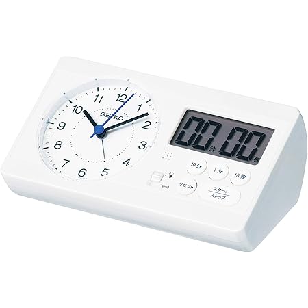 Amazon Co Jp セイコー 学習用時計 Study Time 置き時計 Kr3w ホワイト ホーム キッチン Amazon Co Jp セイコー 学習用時計 Study Time 置き時計 Kr3w ホワイト ホーム キッチン