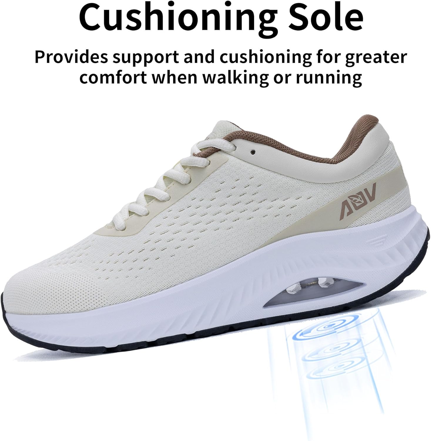 AOV Wide Toe Box Shoes Women Arch Support Walking Shoes Plantar Fasciitis Orthotic Tennis Sneakers - Image 4