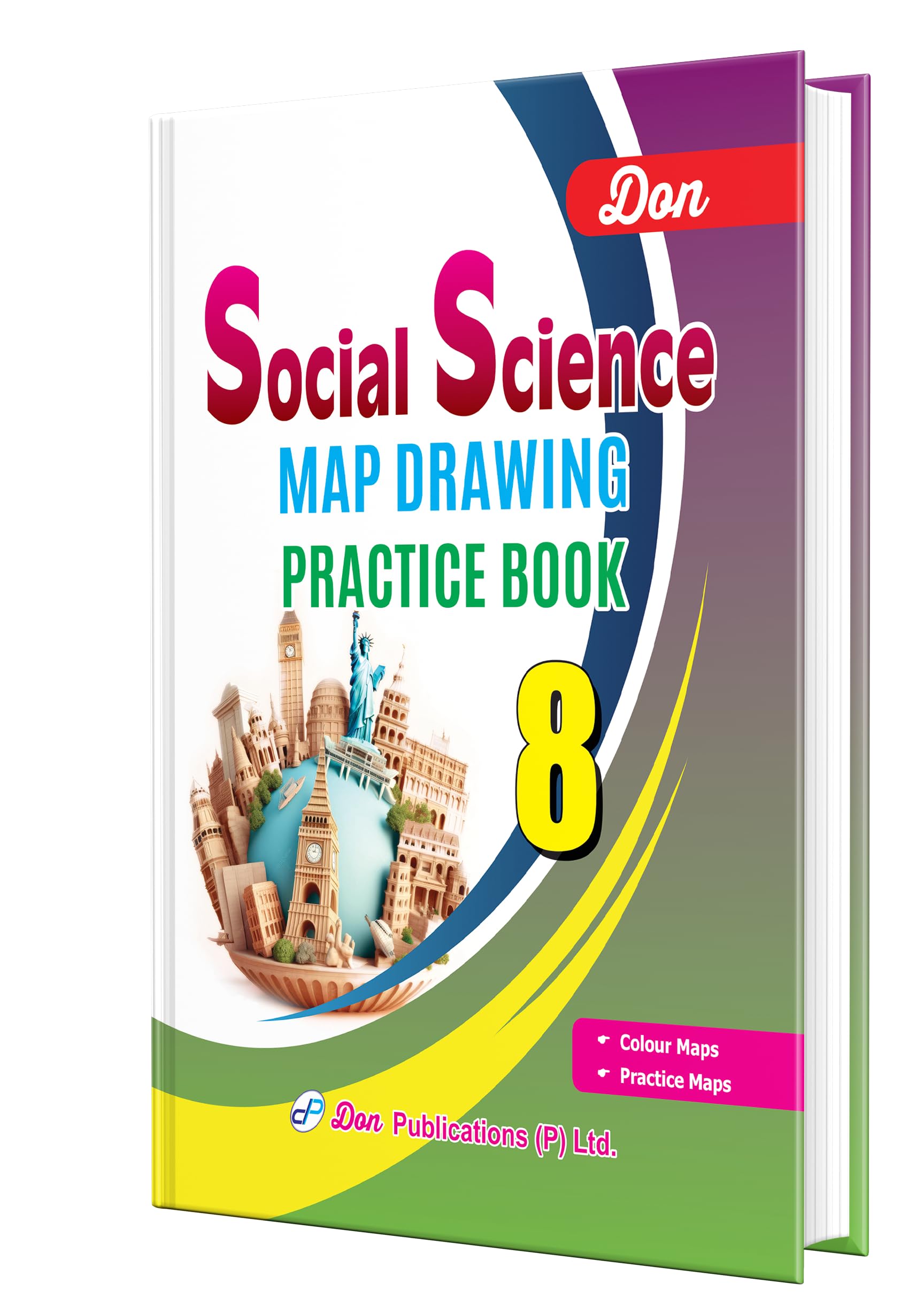 DON Map Drawing Book - 8th Std Paperback – 1 January 2022