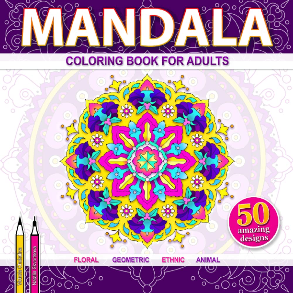 Mandala Coloring Book: An Adult Coloring Book with Relaxing Mandalas