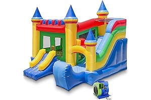 100% PVC Cloud 9 Commercial Size Jump House With Slide And Blower,...