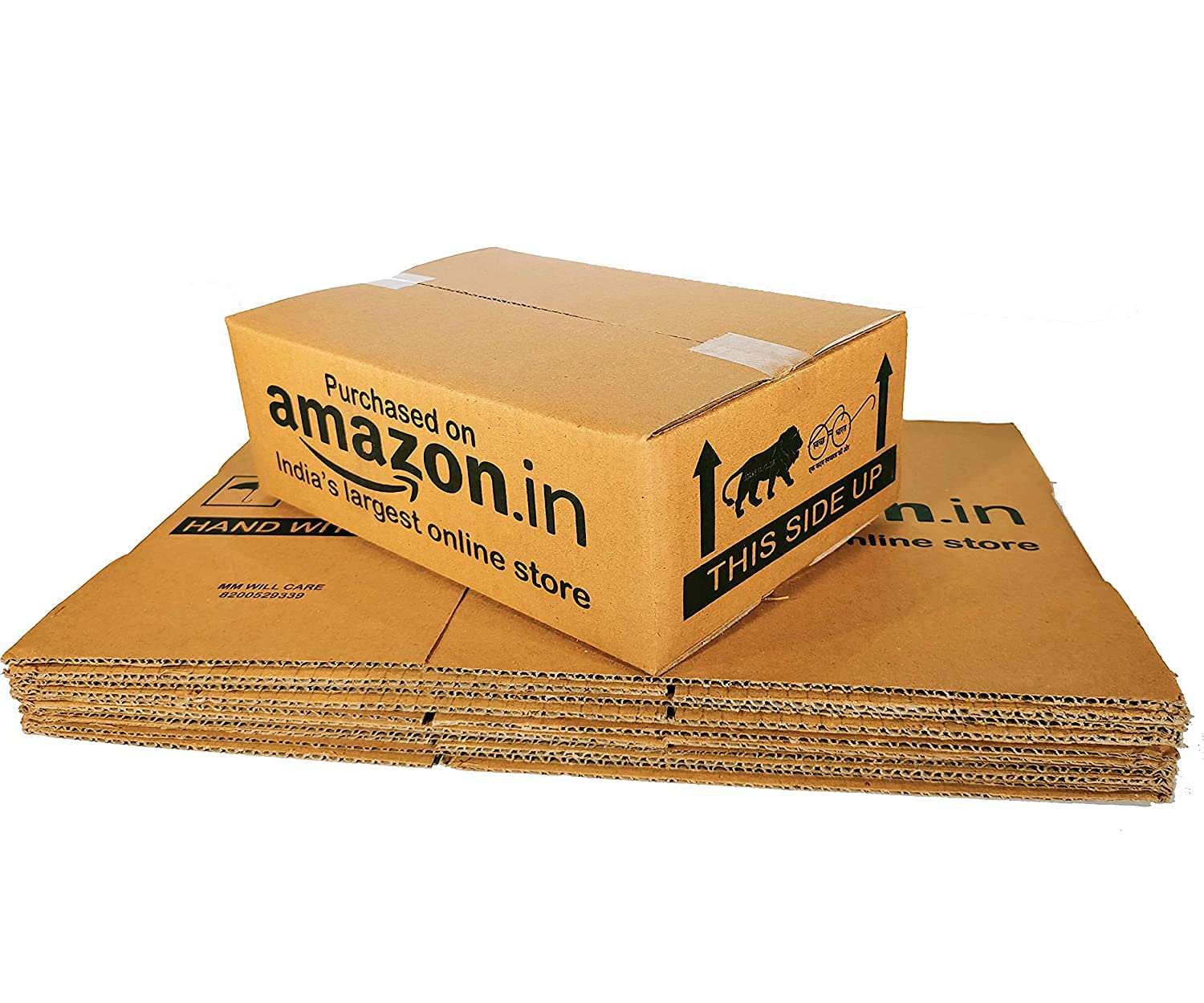 JIA INDUSTRIES- 3ply Corrugated Box PRINTED (Size : 9 * 6 * 3 Inch) Pack of 100 (B0BSQWH8VN) Amazon Price History, Amazon Price Tracker