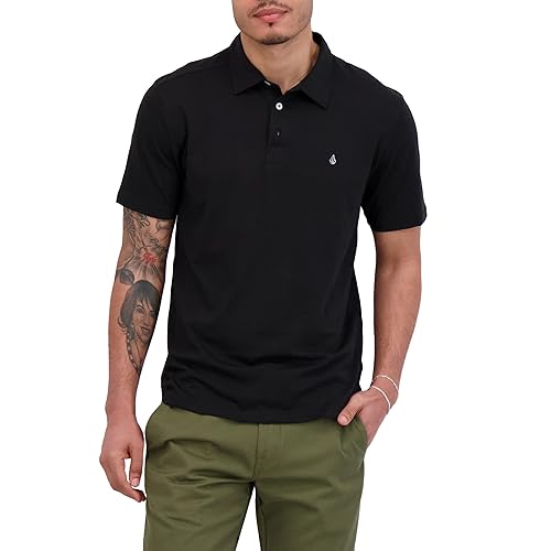 Volcom Short Sleeve Polo Shirt – Classic Fit, Soft Cotton Blend, Modern Casual Style
