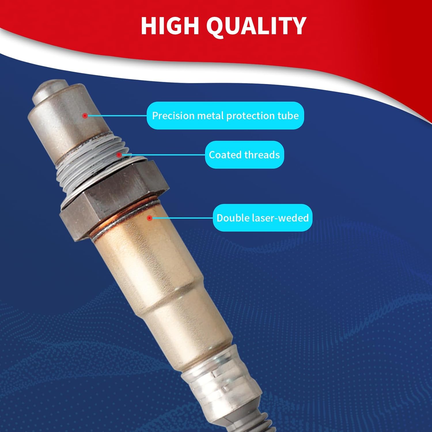 234-5172 Oxygen O2 Sensor Upstream Heated Air Fuel Ratio Compatible with Ford Fusion 2014-2020 1.5L L4 Turbo Replace DS7Z9F472B 24334