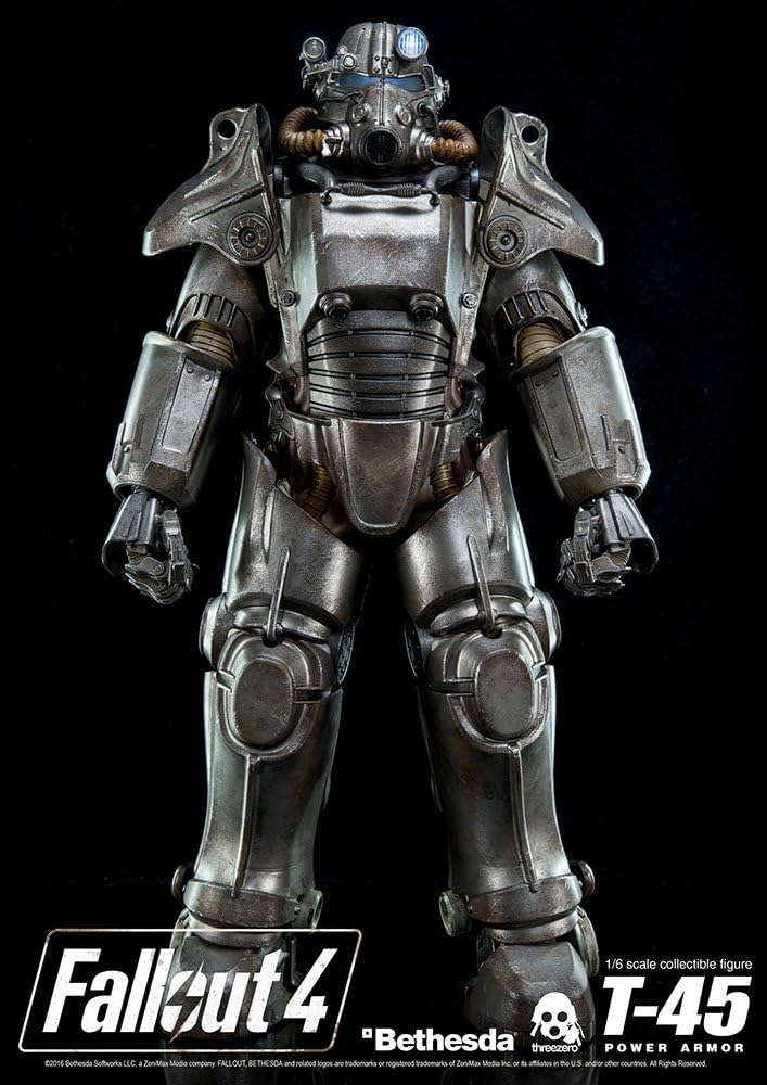 Amazon Fallout 4 T 45 Power Armor 1 6スケール Abs Pvc Pom製 塗装済み可動フィギュア フィギュア ドール 通販
