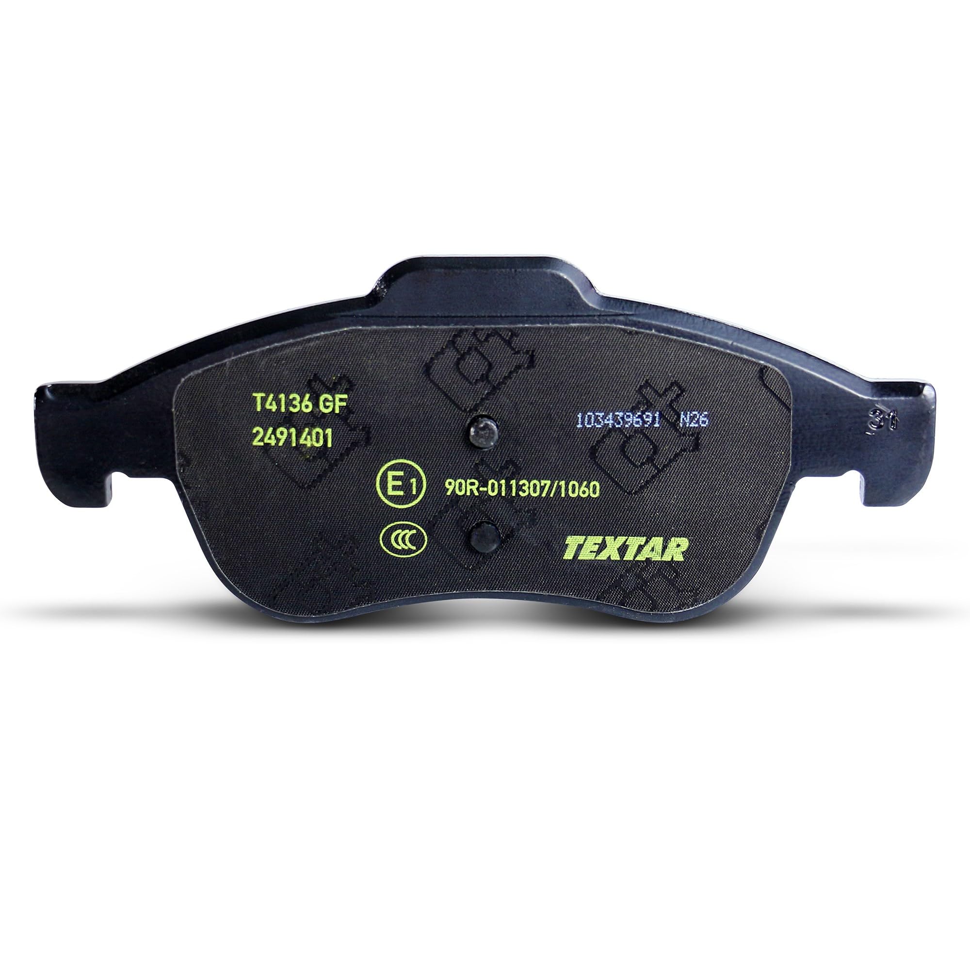 TEXTAR Kit pastiglie freni Anteriore non predisposto per visualizzazione avviso usura 2491401 Compatibilità con RENAULT Megane 3 Hatchback BZ0/1 Scénic 3 JZ0/1 Clio 5 Hatchback BF Captur J5, H5, DACIA