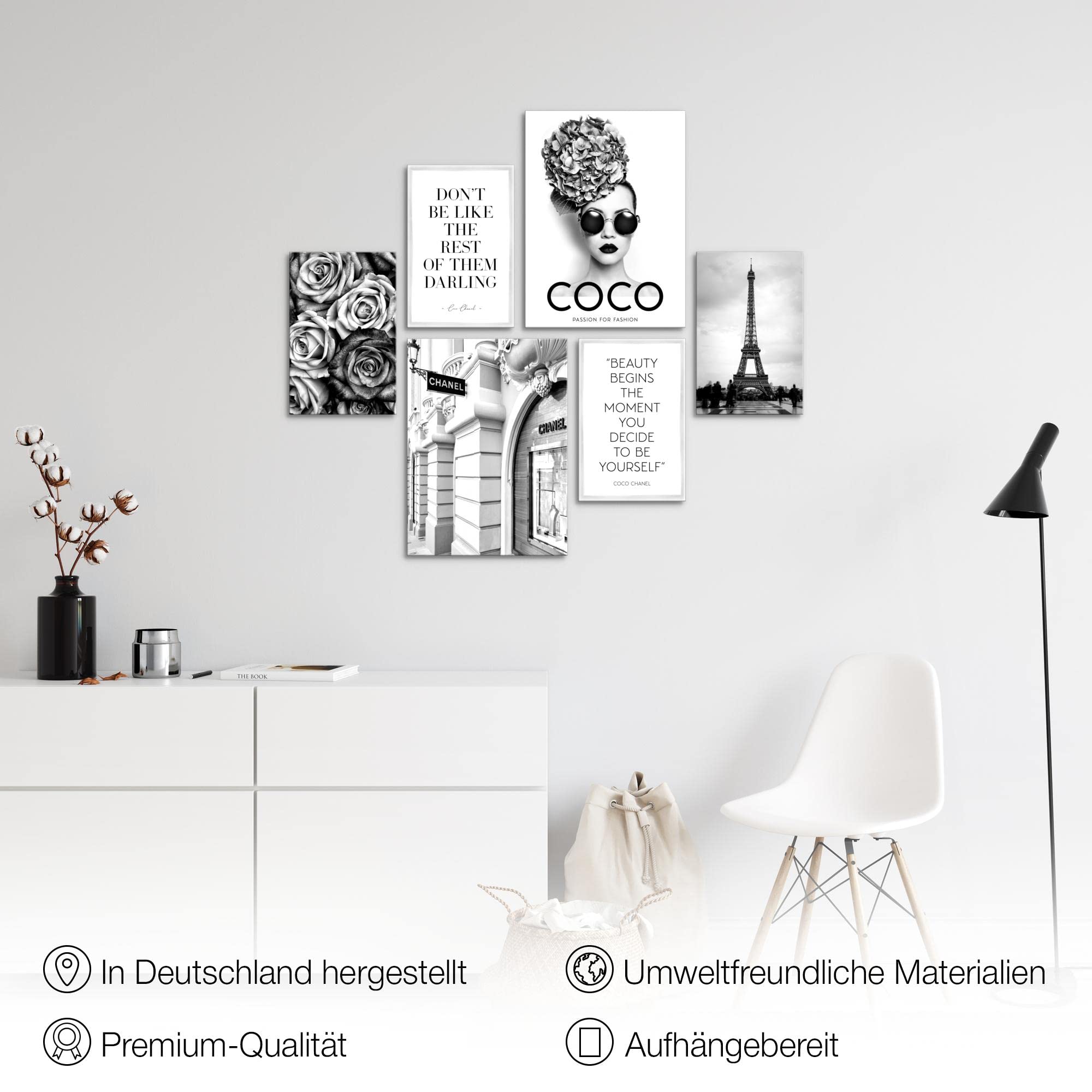 Novart Muur schilderijenset Landschap - VOLLEDIG KLAAR OM OP