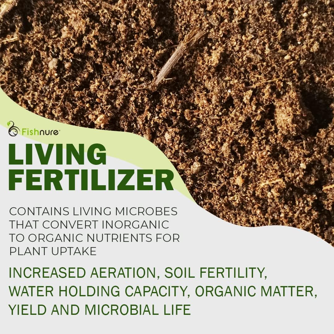 Buy Fishnure 8 Pound Odorless Organic Humus Compost Fish Manure