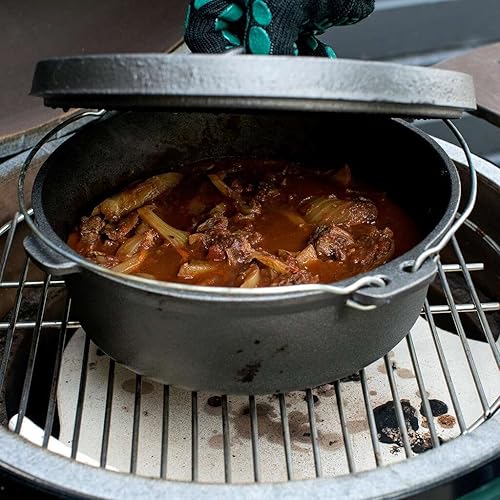 Miniatura 2 de Big Green Egg Horno holandés de hierro fundido con tapa de 5.5 cuartos - M, L, XL, XXL, 2XL
