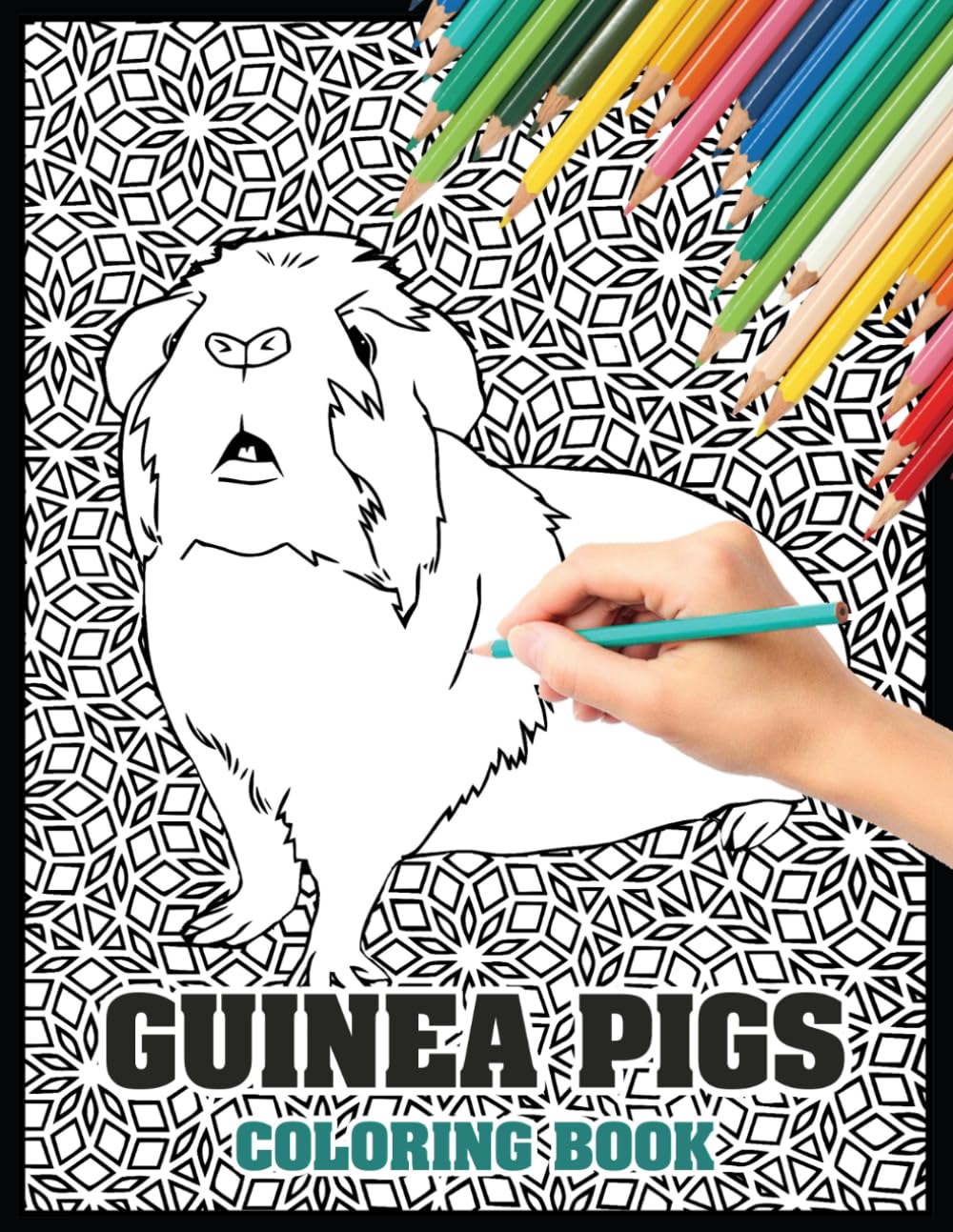 Guinea Pig Coloring Book: Relaxing Guinea Pig Designs with Mandalas, Patterns, and Floral Scenes for Adult and Teens