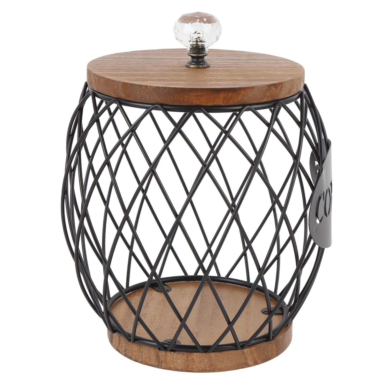 GOWENIC Porte-capsule de café, Fruits - café à en Forme de pour la Maison d'hôtel (BLACK)