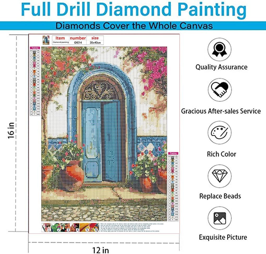Kit Pittura Diamanti 5D Fai Da Te Eiazuiks - Cielo Stellato 30,5x40,6 Cm - Arte Per Decorazione Parete E Antistress