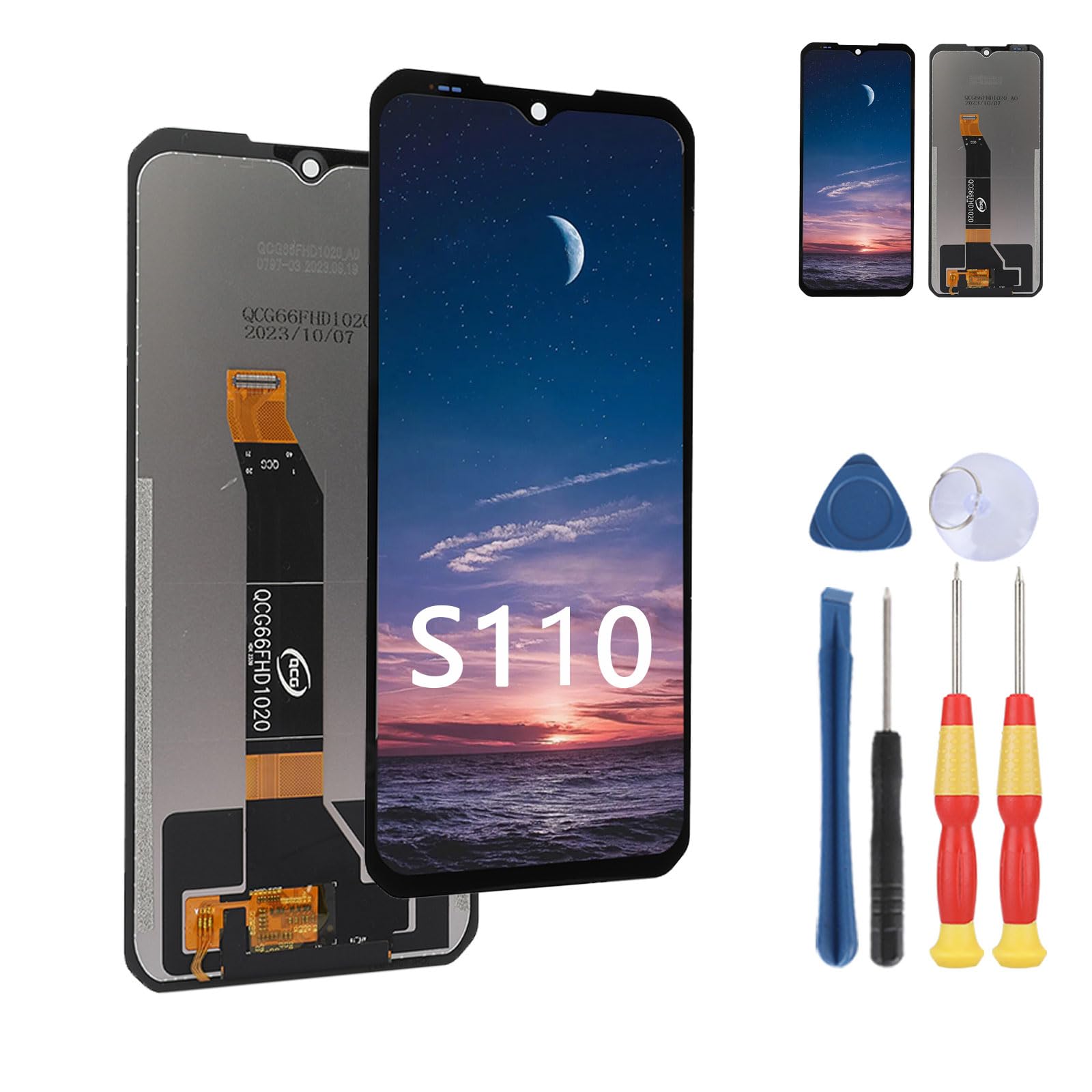 Nuovo Display Touch Screen Per Doogee S110 Display LCD Sostituire Parti Con Strumenti (Versione 2)