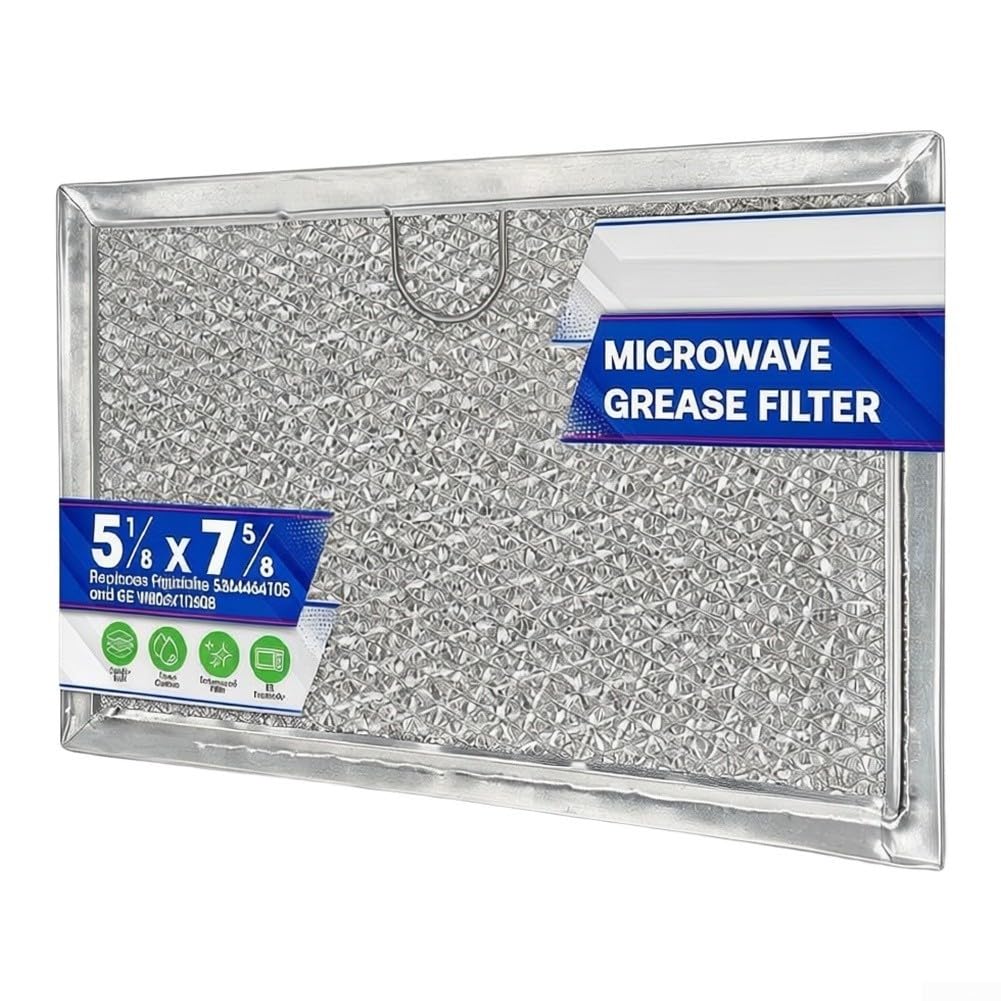 para filtro extractor de cocina recortable anti grasa para campanas - Lámina aluminio con 57x47cm(WB06X10309)