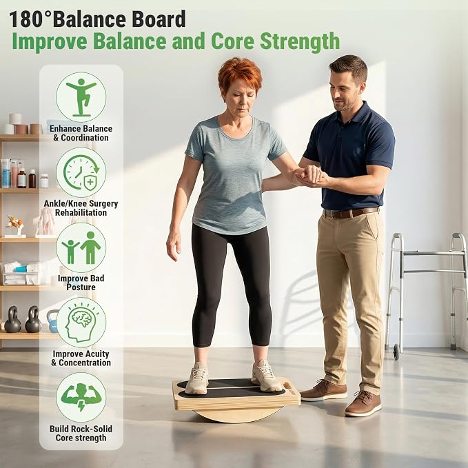 Tabla inclinada y balance 2-en-1 ajustable 180°, madera miniatura 6