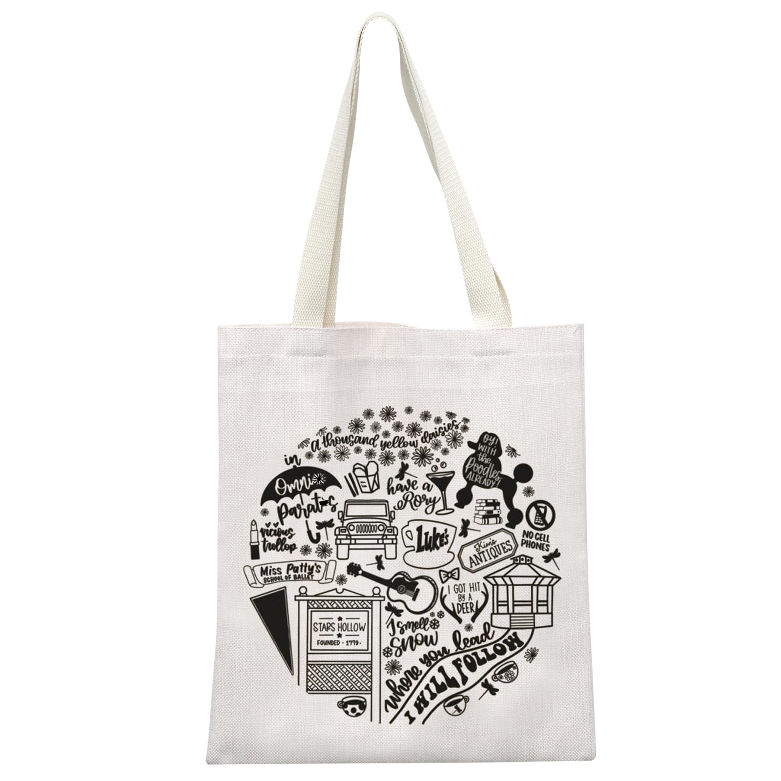 TV Show Inspired Tote Bags TV Show Fans Gift TV Show Lover Merchandise for Men Women