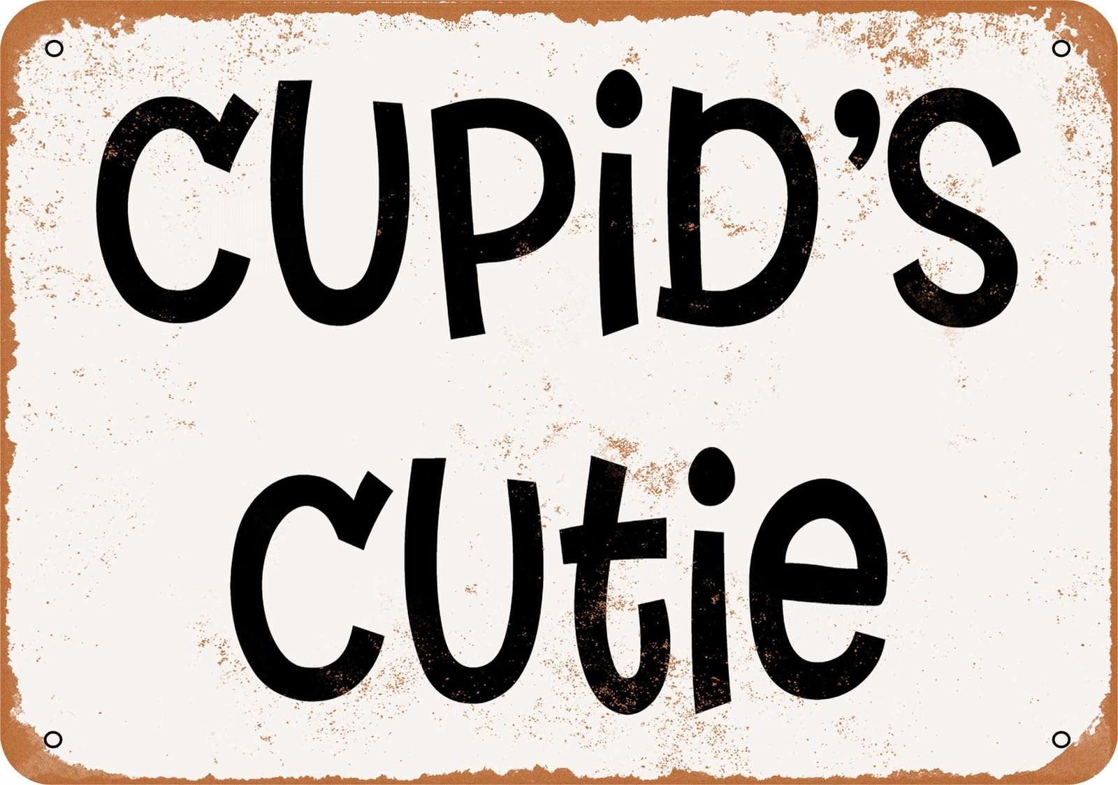 Metal Sign - Cupid's Cutie - Vintage Look home decor