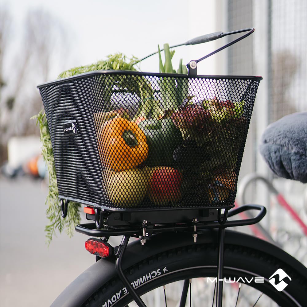 Fahrrad Drahtkorb, Quick Release System, 10 kg, Transporter ONE SNAP von M-WAVE