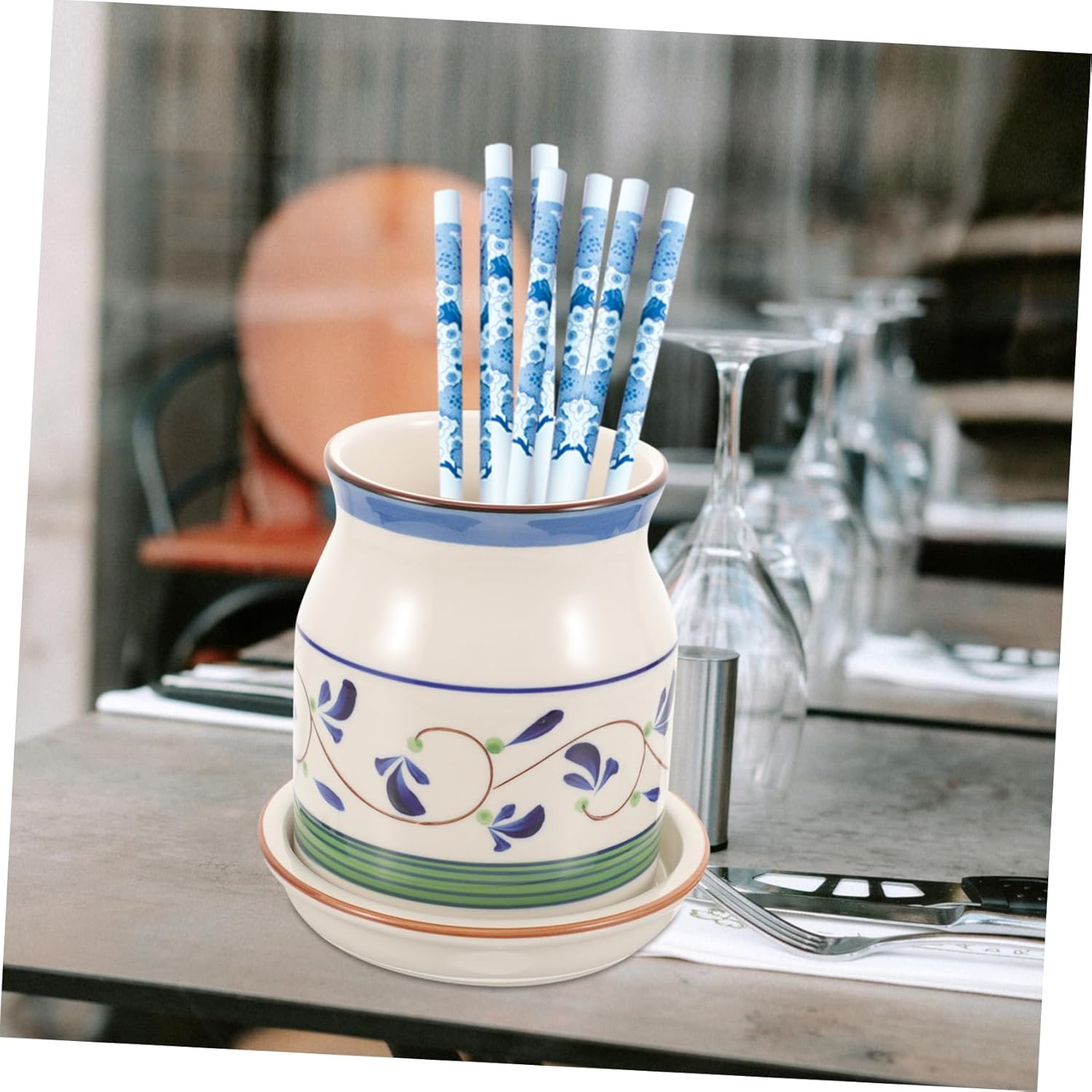 Utensil Drying Rack Kitchen Chopstick Drying Holder Multi-functional Cutlery Holder