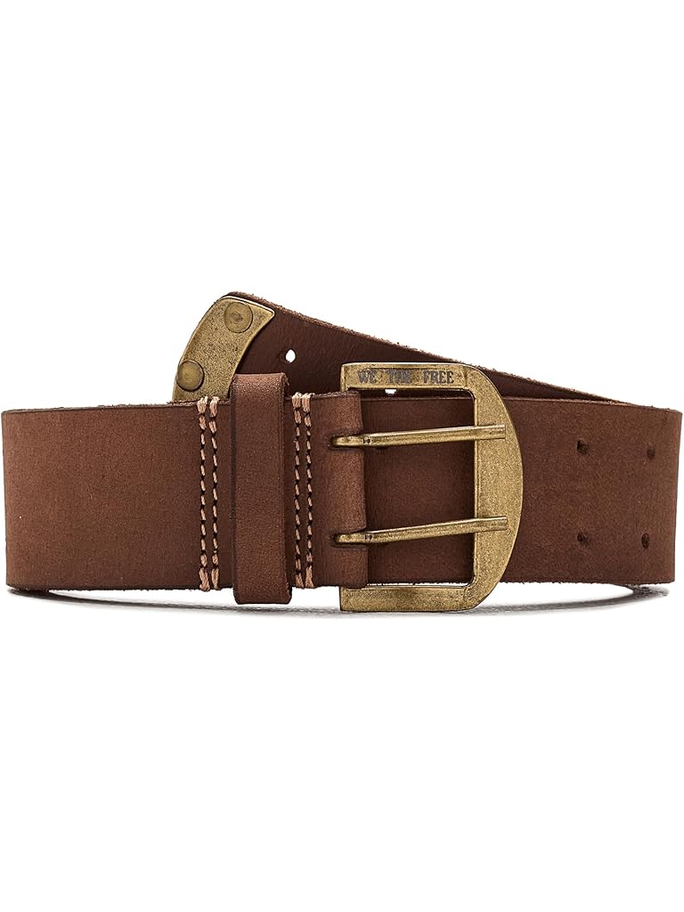 Tan Free People We The Free Double Cross Belt