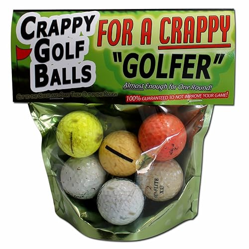 Crappy Golf Balls for a Crappy Golfer - Funny Gag