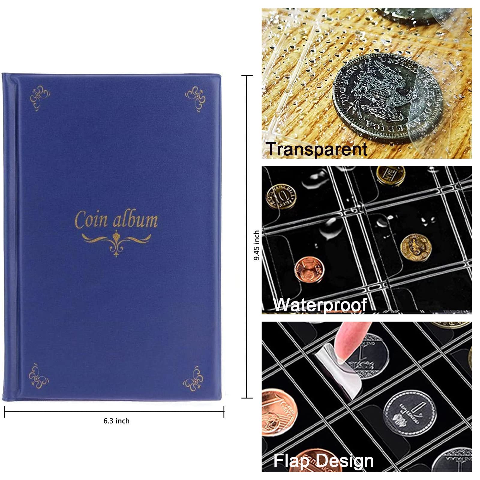 Amazon.com: AITIME 150 Pockets Coin Holder Collection, Quarter