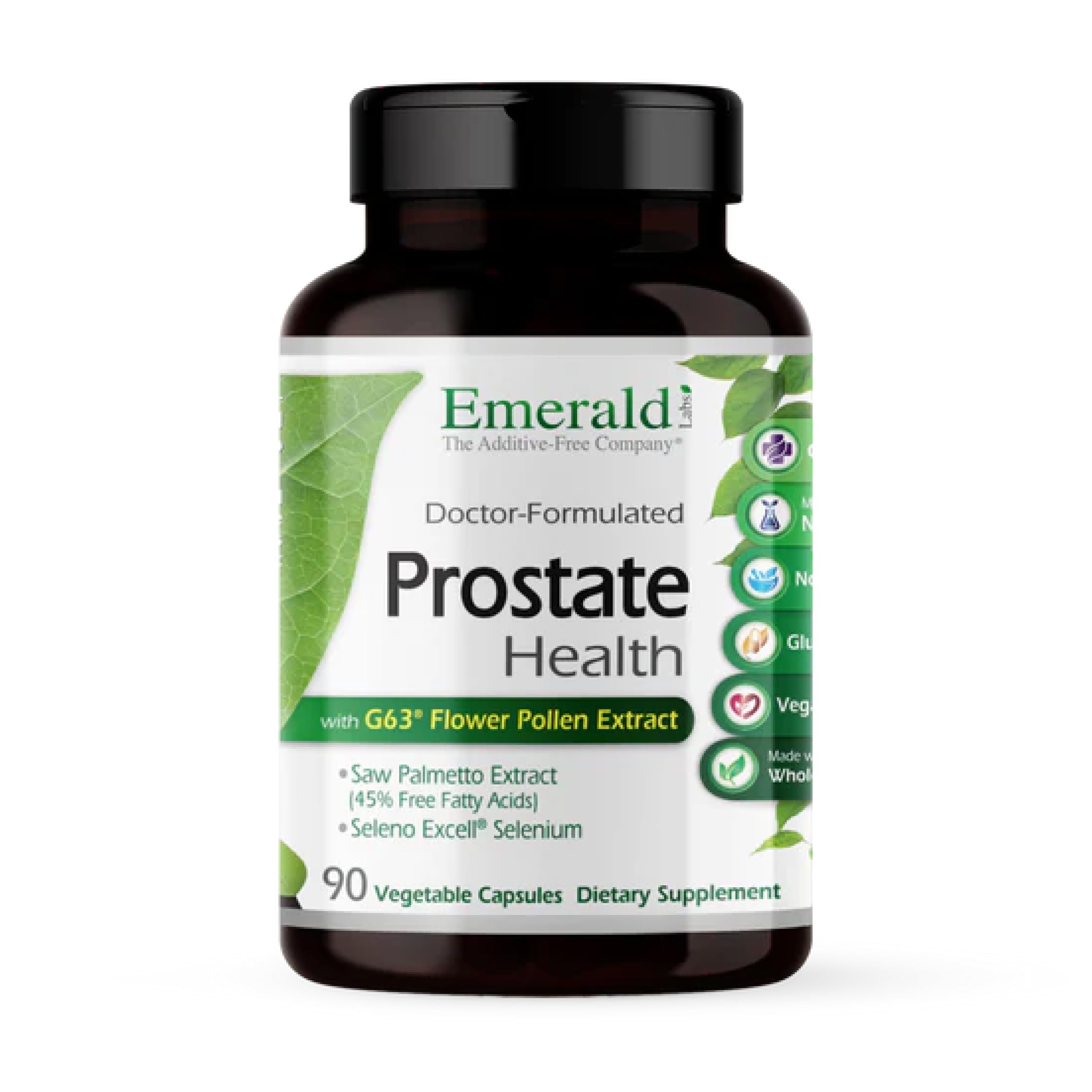 EMERALD LABS Prostate Health, 90 Vegetable Capsules (30-Day Supply)