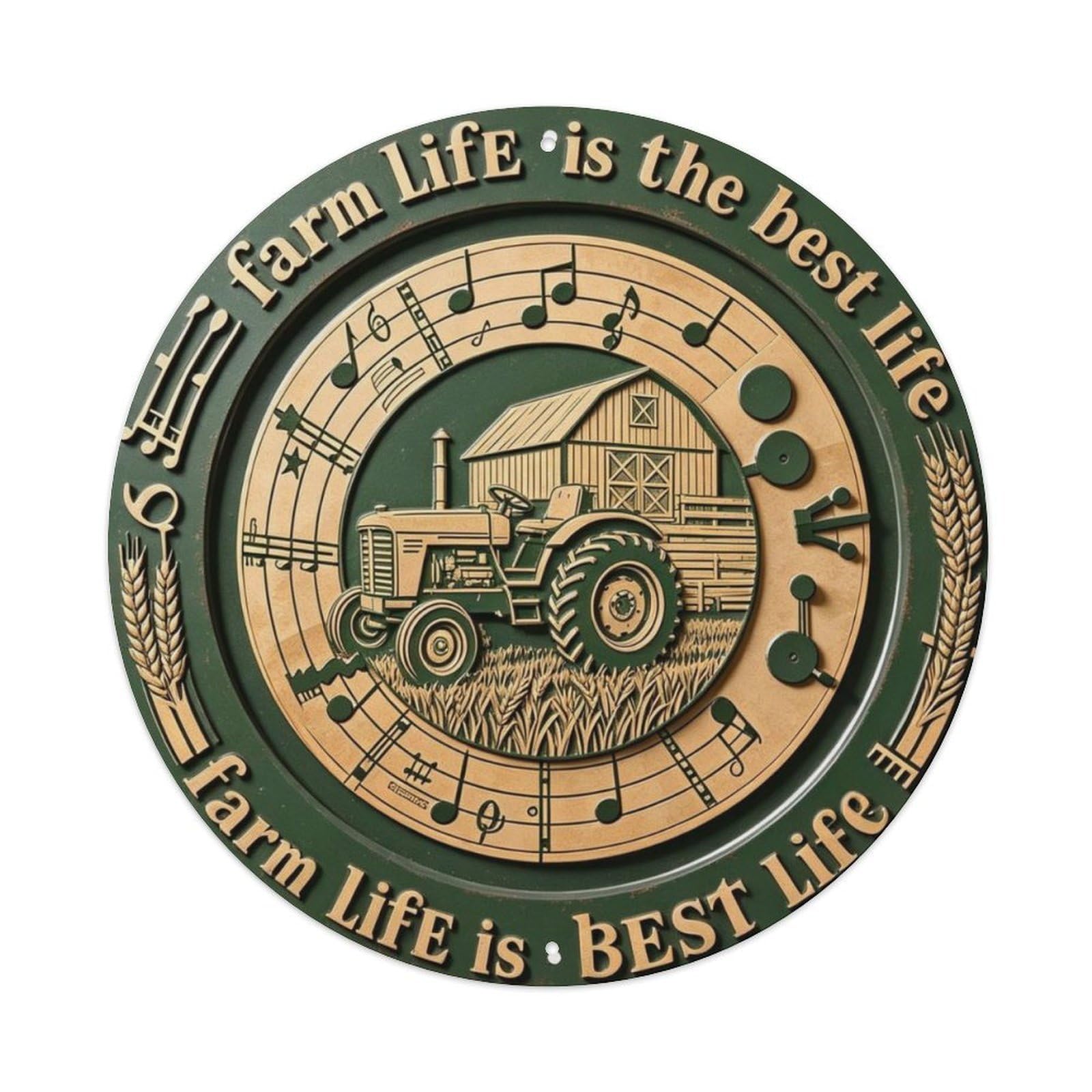 Farm Life Is The Best Life Metal Tin Sign Plaque