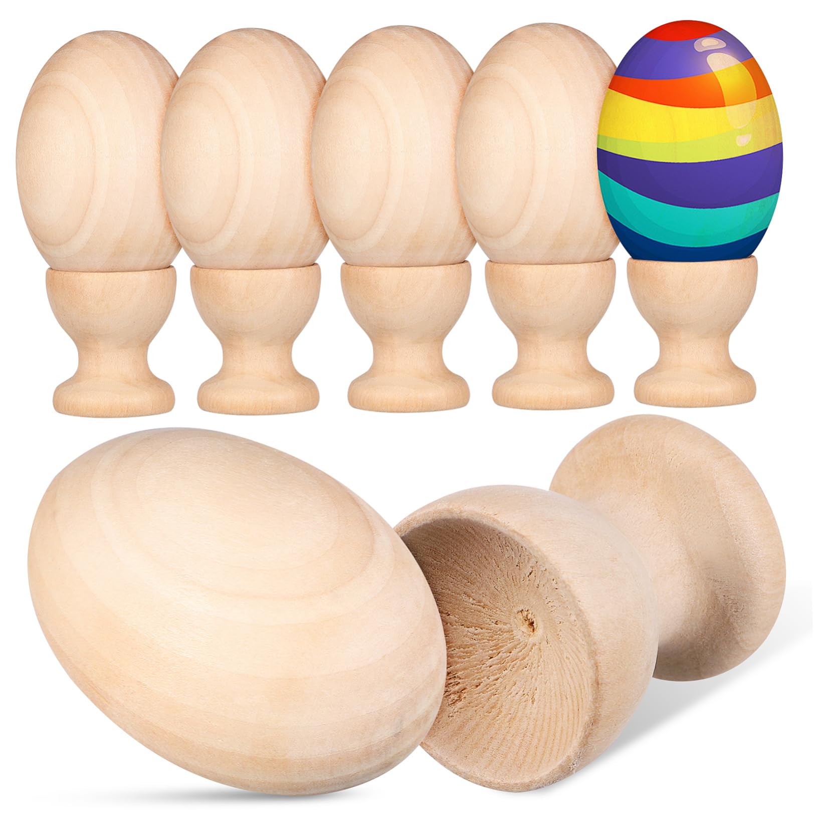 Toyvian 24pezzi Non Trattate Per Decorazione Portauova Per Attività Creative e Decorazioni