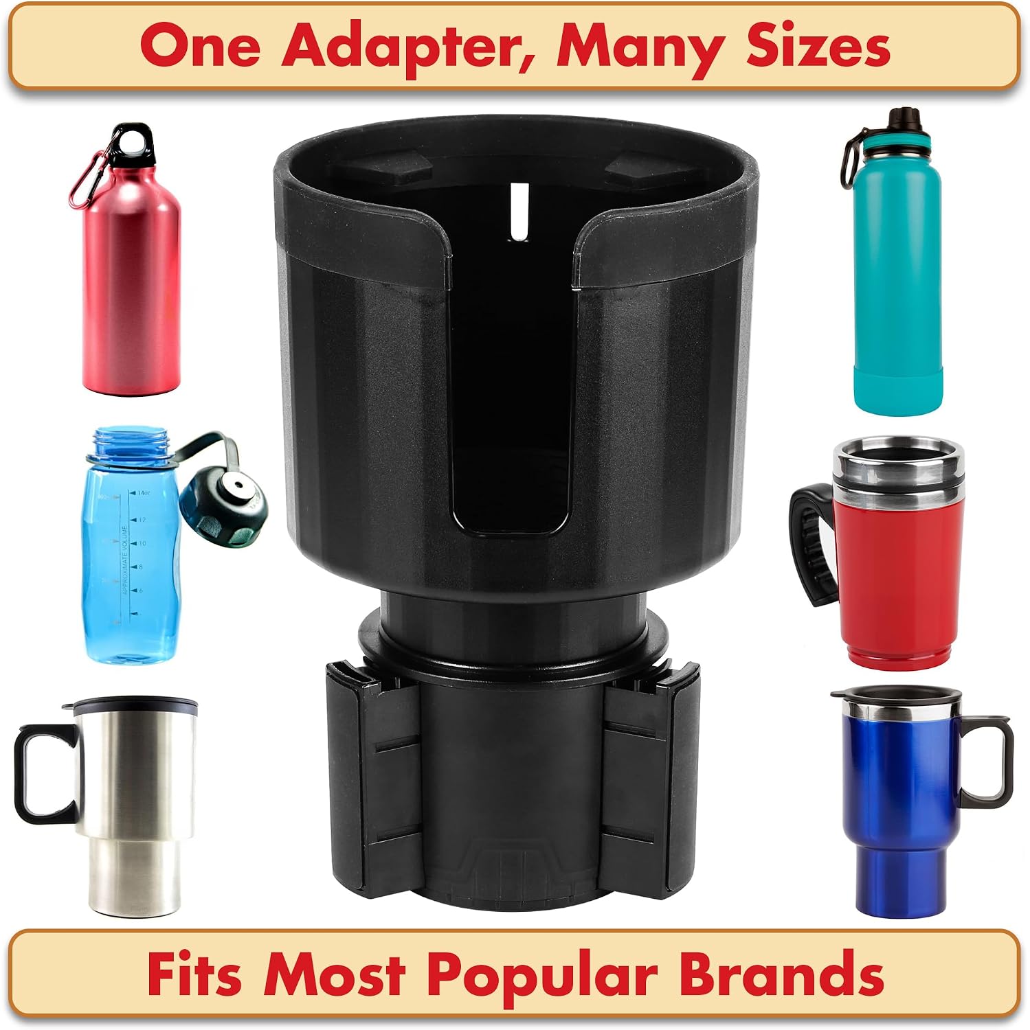 Funwares Unique Coffee Mug, Perfect Gag Gift, Funny Cool Big Coffee Mug for Men and Women! 20 oz Cupa Joe Jumbo Mug with Spill-Proof Travel Lid and Car Cup Expandable Adapter
