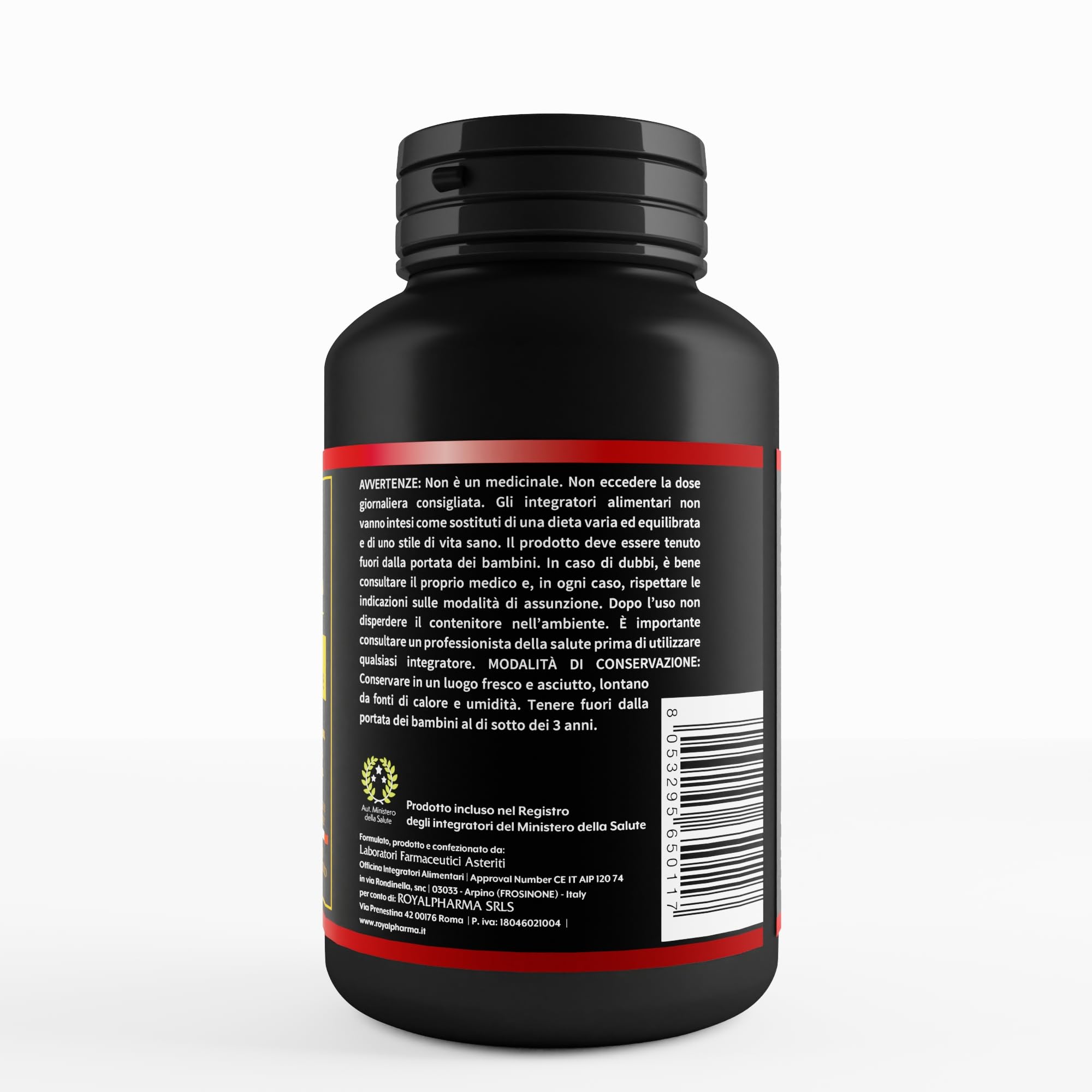 Integratore Uomo – Tribulus Terrestris, Maca Peruviana, Vitamina C e Zinco – Integratore Prostata Uomo Naturale per Energia, Vigore e Benessere Maschile – 120 Capsule – Royal Nutraceutici