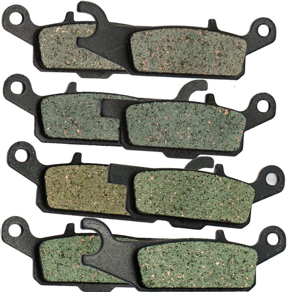 Foreverun Motor Front and Rear Brake Pads replacement for Yamaha YFM 700 Grizzly Auto 4WD EPS 2007-2015