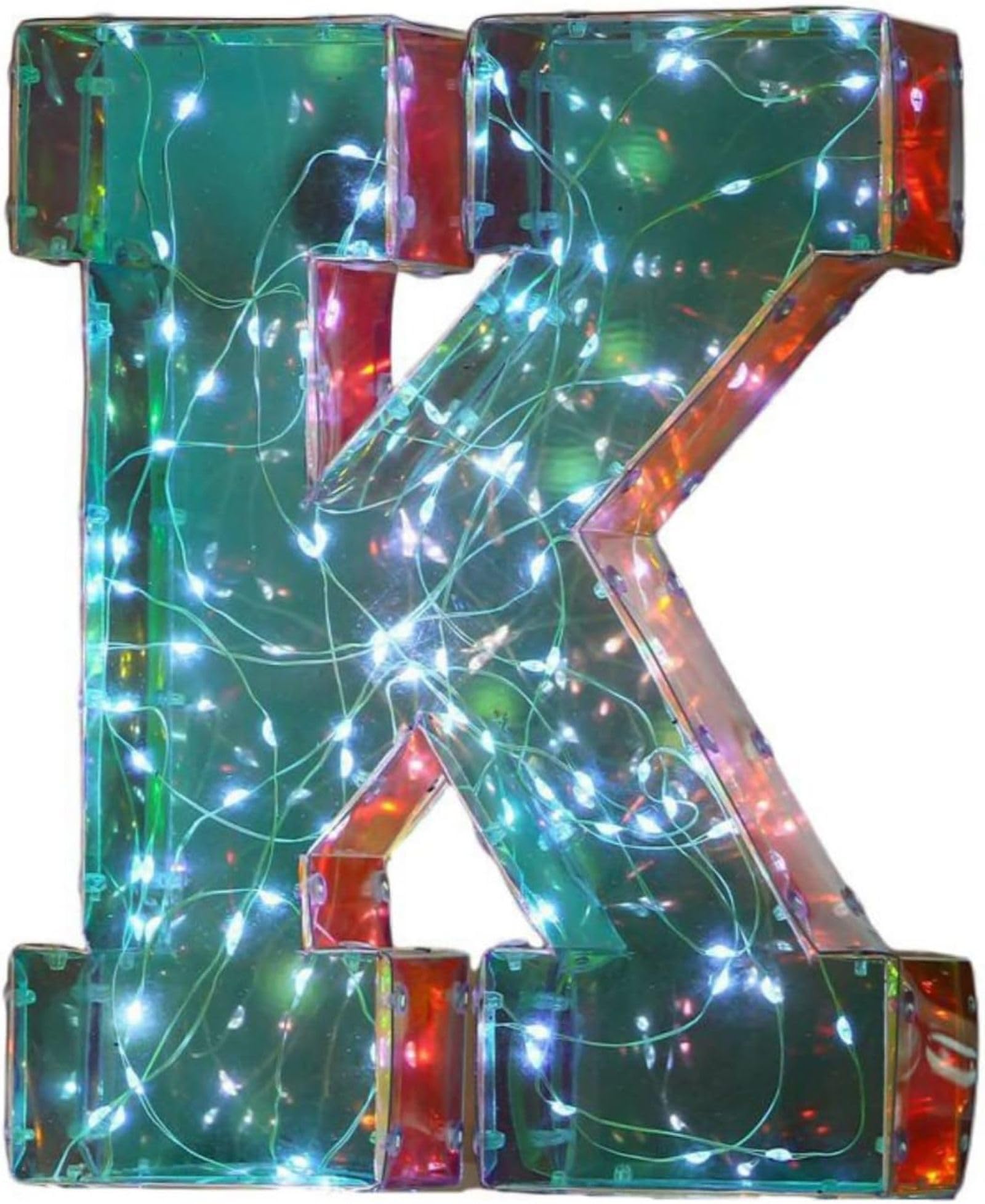 Jemnpela LED Marquee Letter Number Sign Lights Glitter Light Up Alphabet Figure Night Light for Birthday Party Wedding Home Bar Holiday Wall Decoration