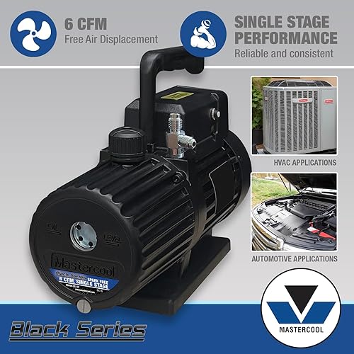 Vista 35 de Bomba de vacío de una sola etapa de 3 CFM 90062-B