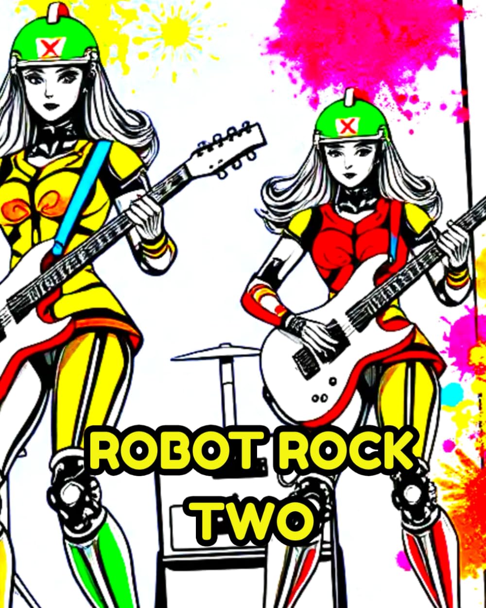 ROBOT ROCK TWO: ANDROID ROBOT ROCKERS COLOURING BOOK (DAY IN THE LIFE)