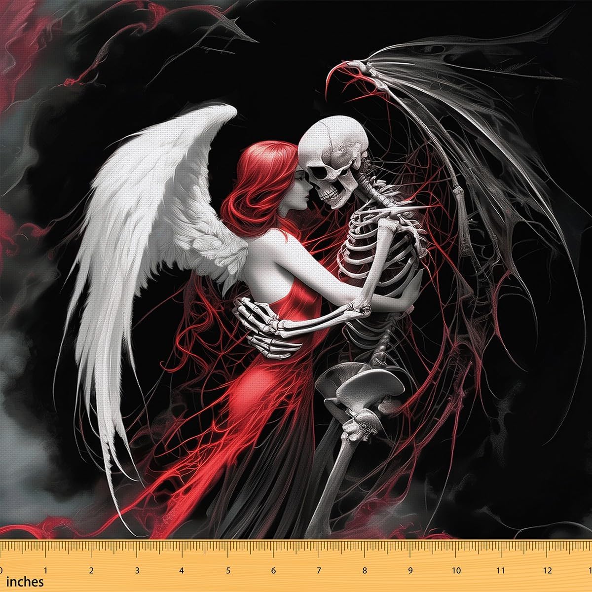 Erosebridal Cabin Bear Upholstery Fabric,Rustic Hunting Animal Fabric by The Yard,Retro Patchwork Wildlife Decorative Fabric,Farmhouse Deer Indoor Outdoor Fabric,Brown Black,3 Yards