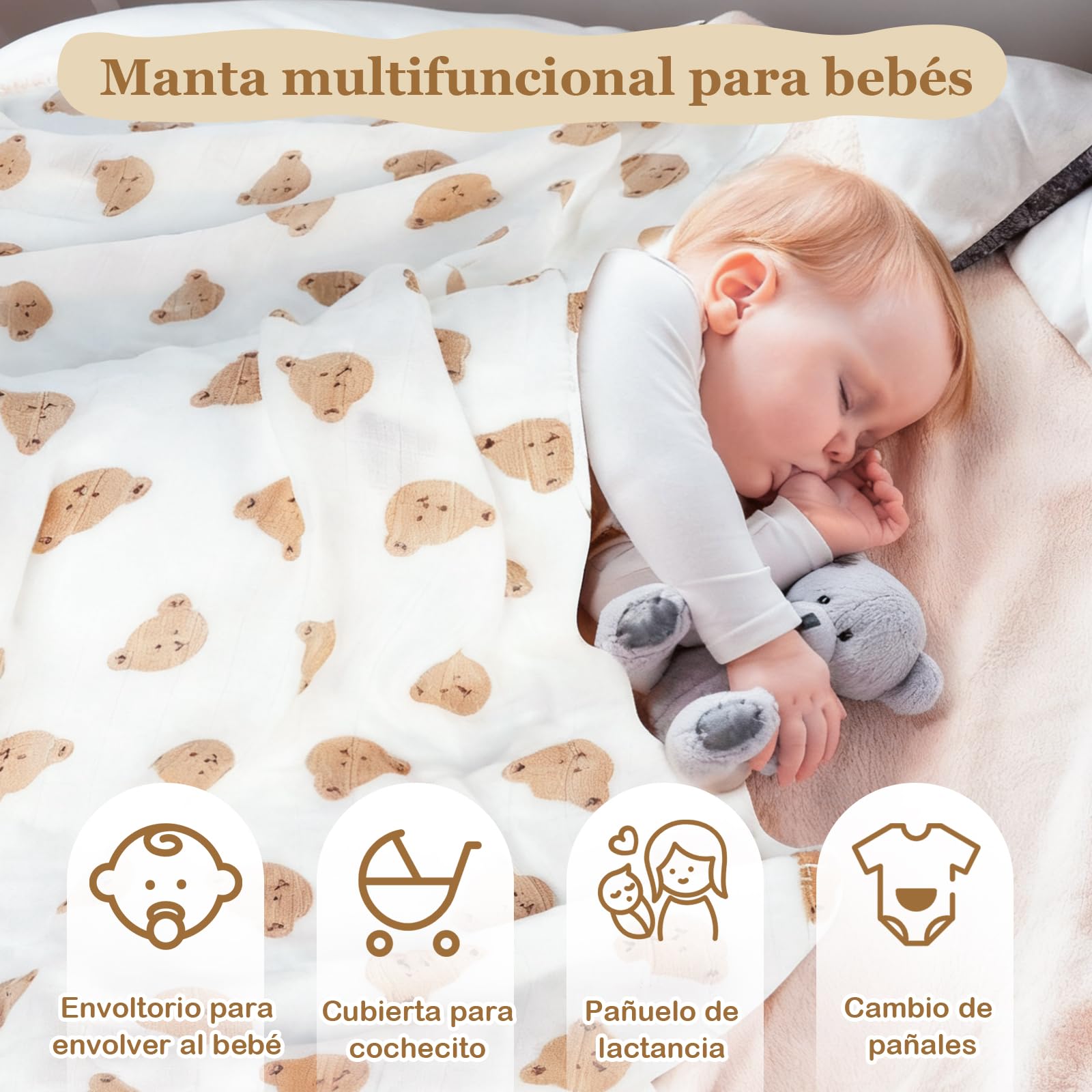 IEEILULU Regalo Bebe Recien Nacido, Canastilla Bebe Recien Nacido, Baby Shower Niño Niña, Bebe Regalo Set con Mameluco Bebe, Bebe Sonajero, Calcetines