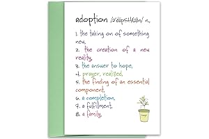 Adoption Day Sentiments - A Thoughtful Adoption Greeting Card