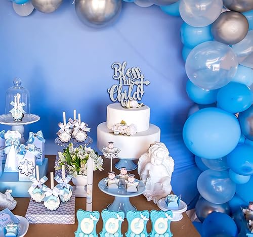 Miniatura 4 de Bless This Child Cake Topper, God Bless, bautizo, decoración de primer cumpleaños para bebé, primera comunión, baby shower, revelación de género,