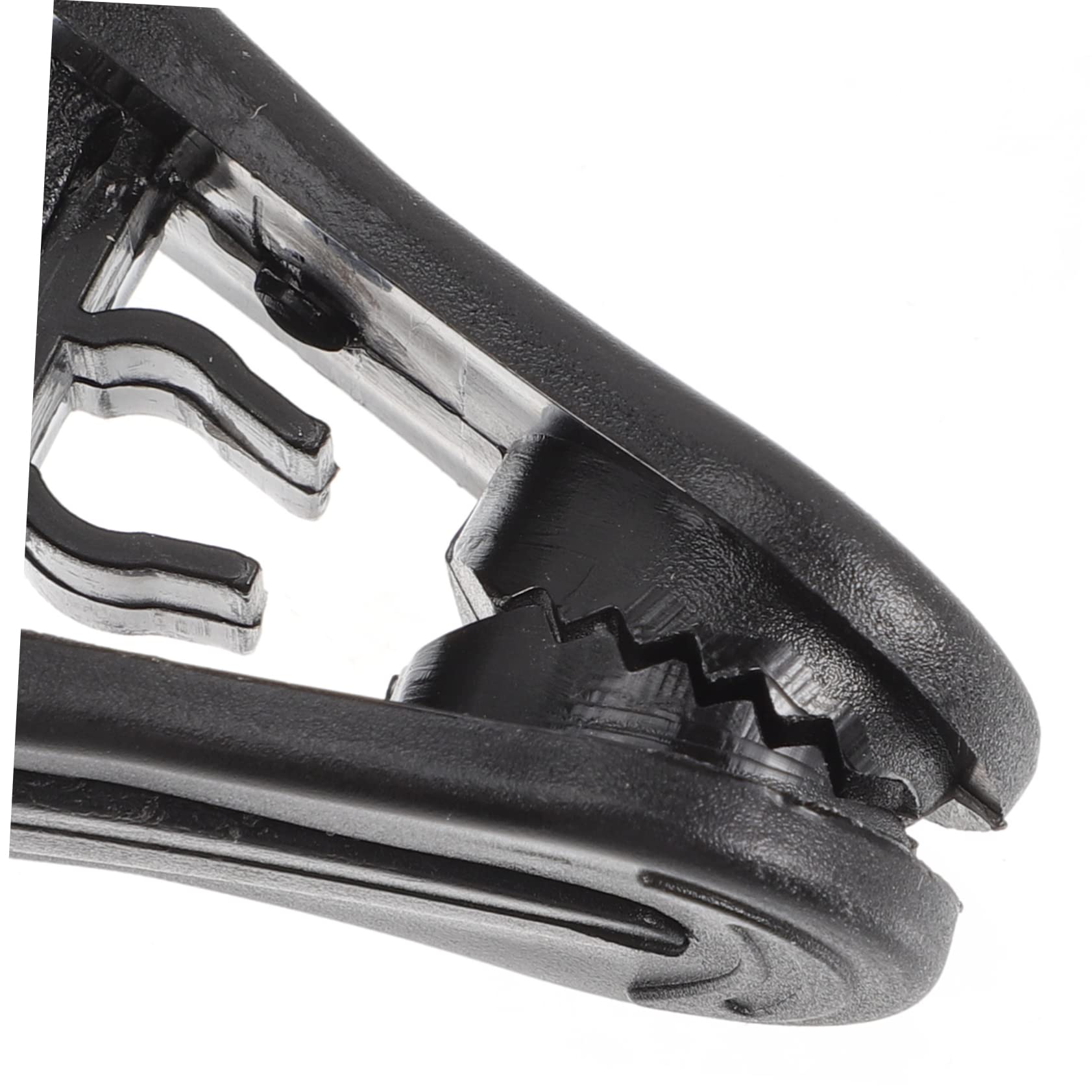 50 Stück Kleiderbügelclips Schwarze, aus Kunststoff für Kleidung | Starker Halt, Flexibles Verschieben, Ordnung im Schrank, Geeignet für Krawatten und Trocknen Draußen