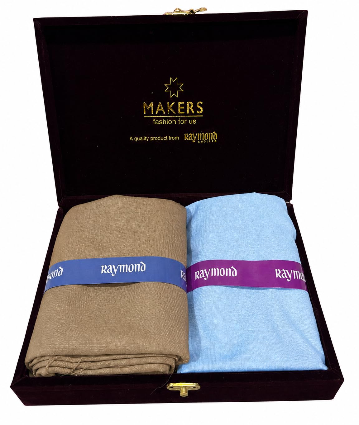 Men's Cotton Shirt and Trouser Unstitched Fabric Set - Gift Pack (Multicolour_Free Size) 8083-image-48