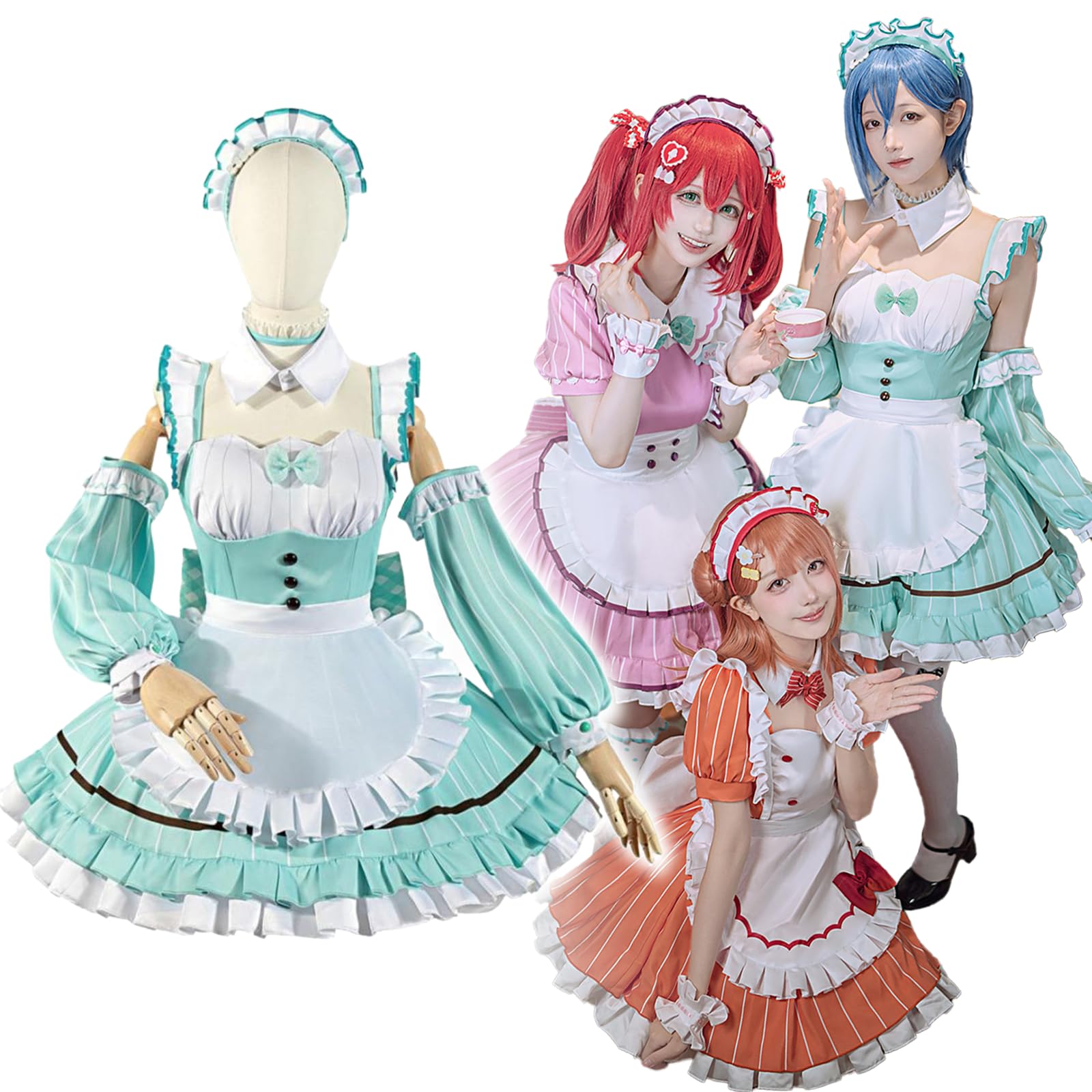 ラブライブ！AiScReam 若菜四季 コスプレ衣装 ラブライブ！ AiScReam 愛♡スクリ〜ム！ 若菜四季 コスプレ衣装